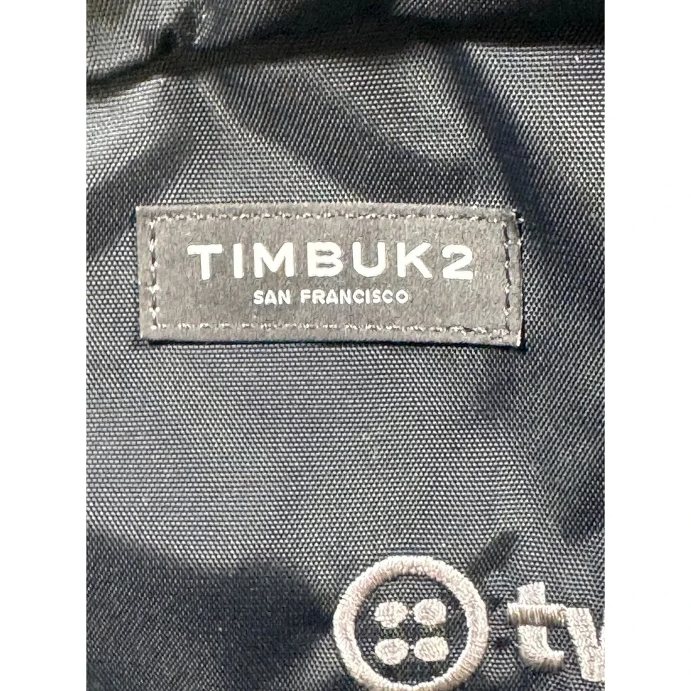 Timbuk2 Twilio Custom Laptop Backpack Black Nylon Commuter Travel Bag